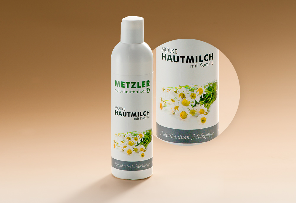 Frischmolke Hautmilch mit Kamille Frischmolke Hautmilch mit Kamille