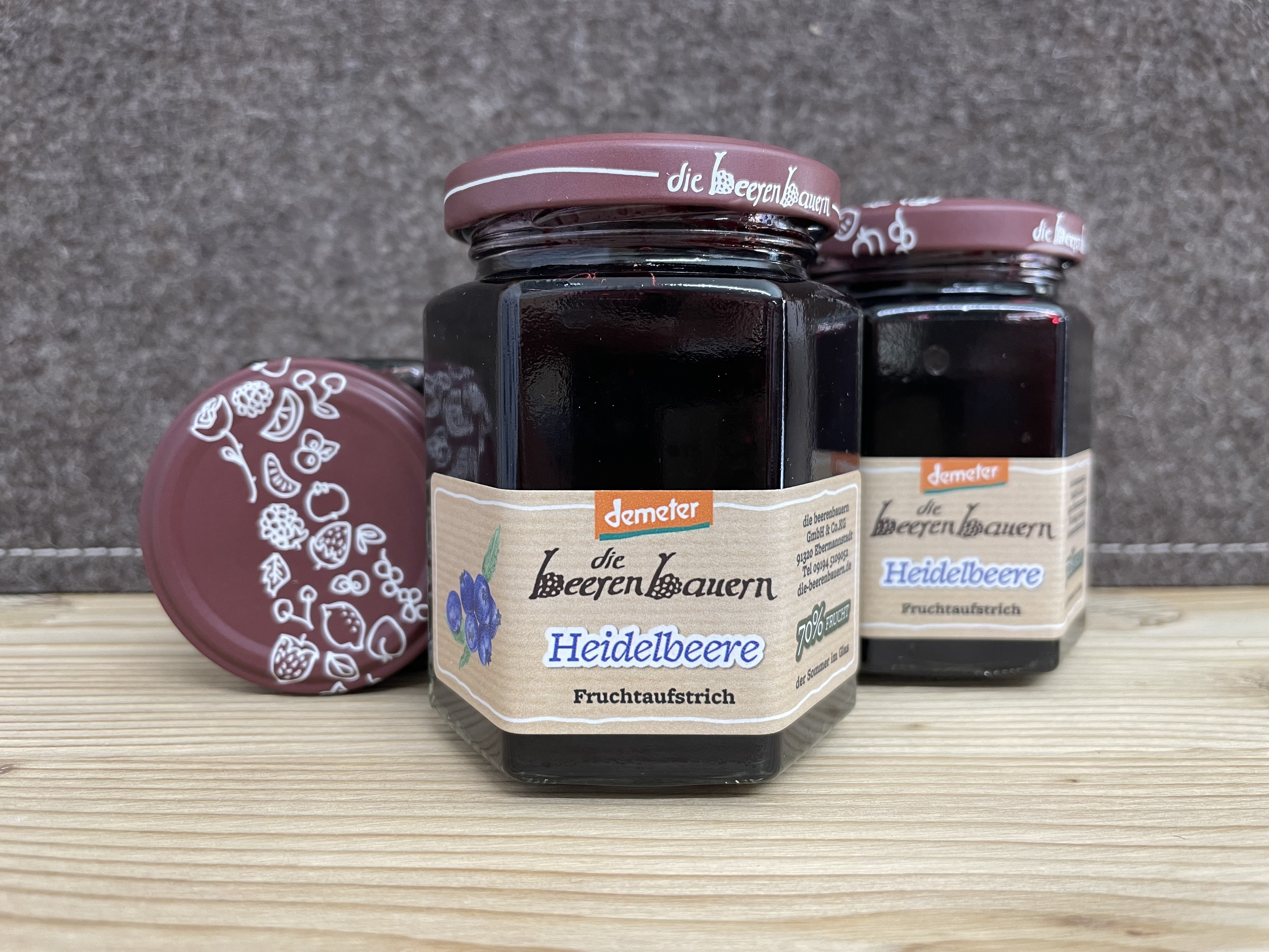 BIO Beerenbauern Marmelade Heidelbeere